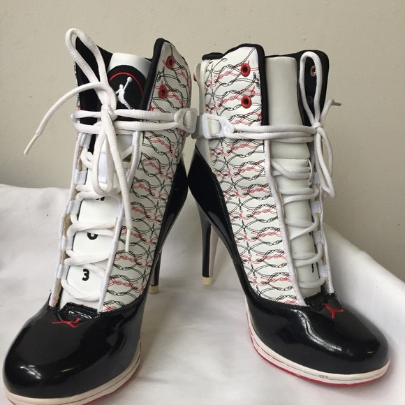 jordan high heel boots